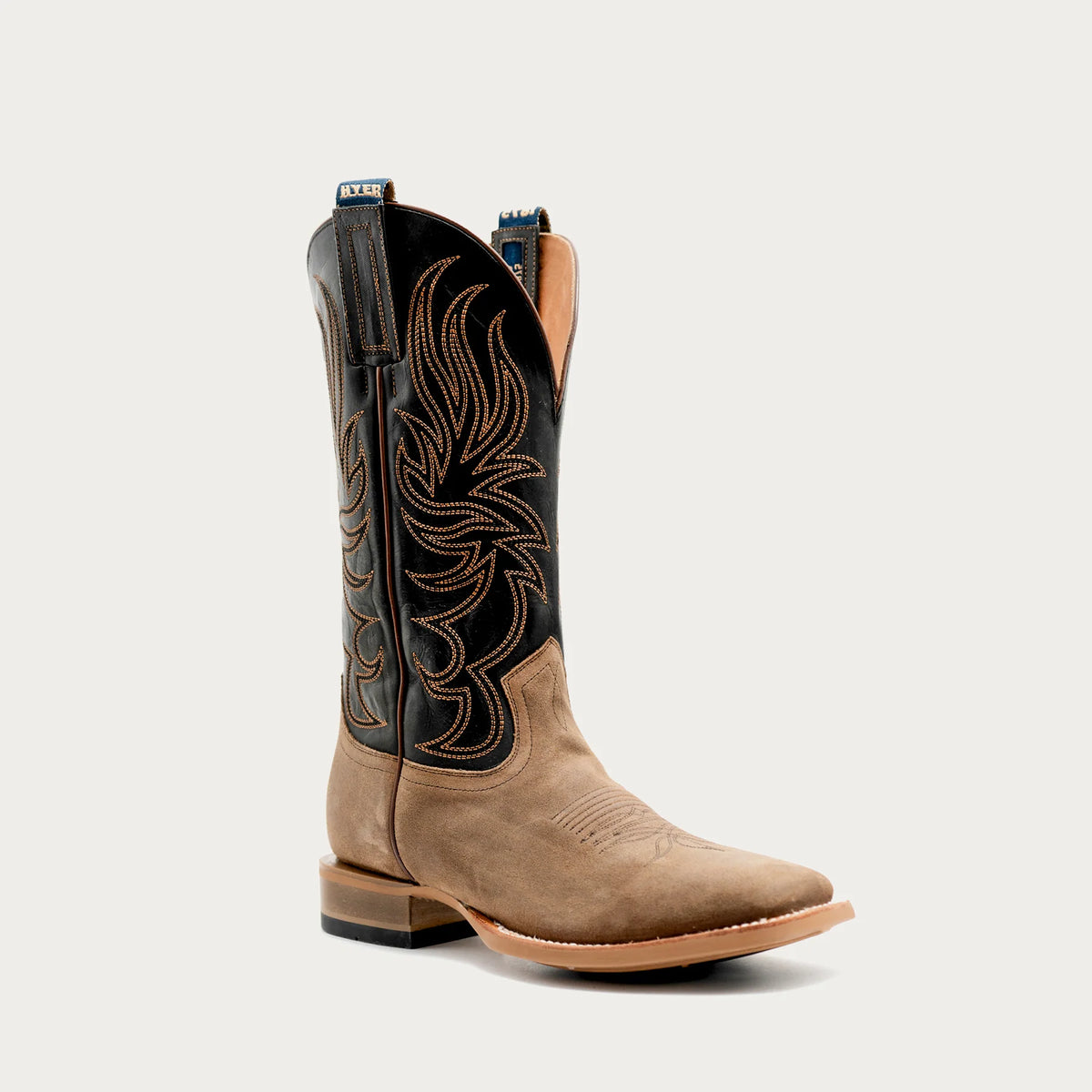 Hyer Axtell Oiled Taupe Suede/Black