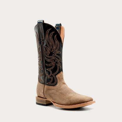 Hyer Axtell Oiled Taupe Suede/Black