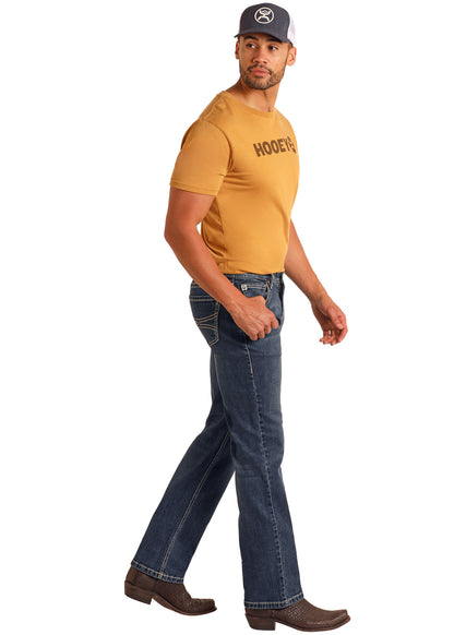 Hooey Dark Vintage Slim Fit Straight Boot Cut