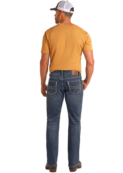 Hooey Dark Vintage Slim Fit Straight Boot Cut