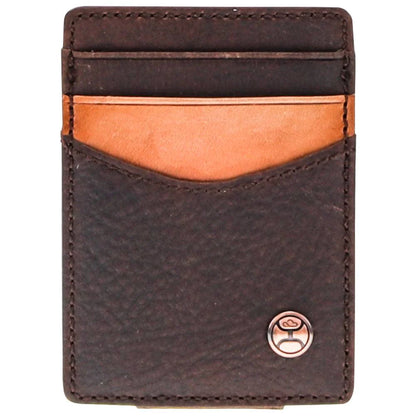 Hooey Grayson Tan/Brown Money Clip