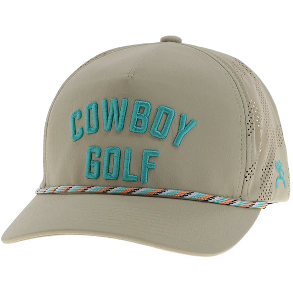 Hooey Cowboy Golf Tan/ White
