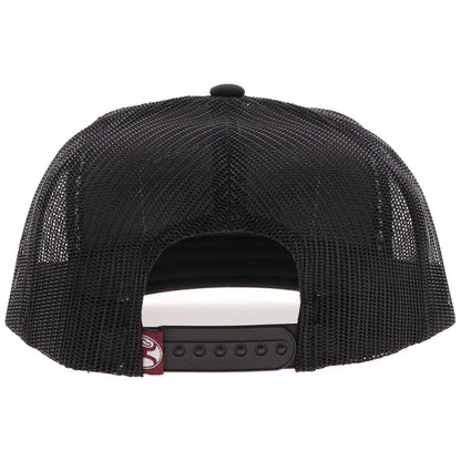 Hooey Trip Orange/Black with Leather Patch