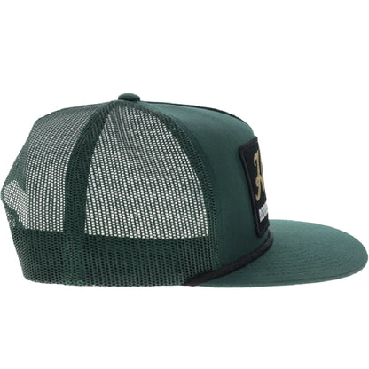 Hooey Tap 5-Panel Trucker Snapback Hat Green