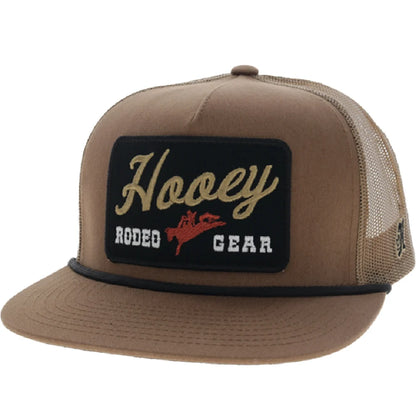 Hooey Tap 5-Panel Trucker Snapback Hat Tan