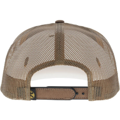 Hooey Tap 5-Panel Trucker Snapback Hat Tan
