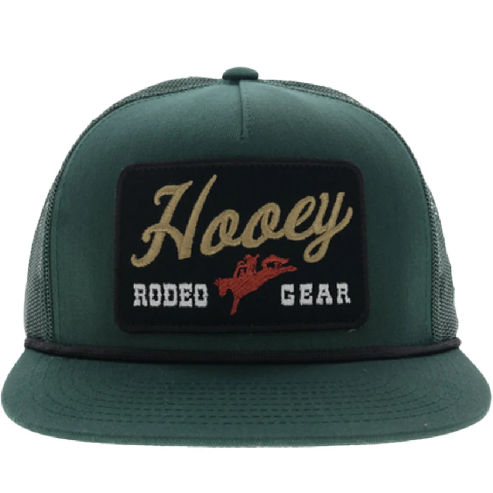 Hooey Youth Tap 5-Panel Trucker Snapback Hat Green