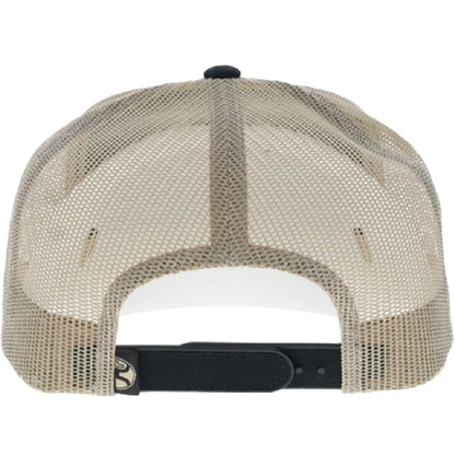 Hooey Youth Buckin' Hard 5-Panel Trucker Snapback Hat Black