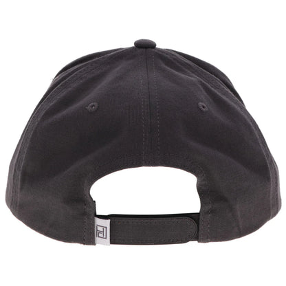 Hooey Western Swing Hat Grey with White Embroidery Logo