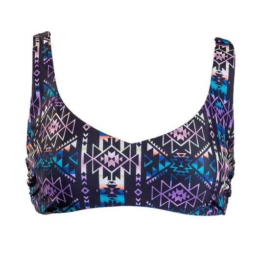 Hooey Multi Aztec / Turquoise Swimsuit Top