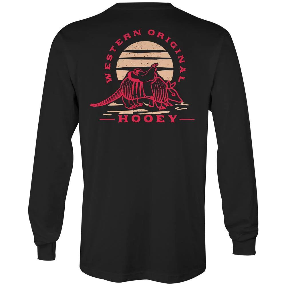 Hooey Armadillo Black LS Tee