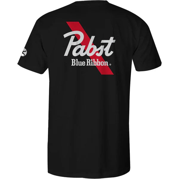Hooey Pabst Blue Ribbon Back Logo Tee Black