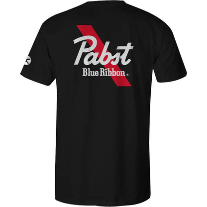 Hooey Pabst Blue Ribbon Back Logo Tee Black