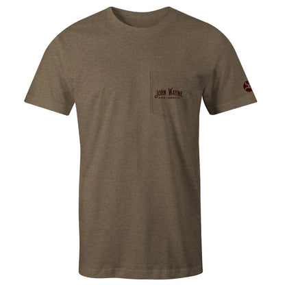 Hooey John Wayne Cattle Co Tee Light Brown
