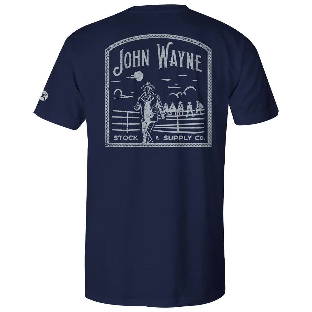 Hooey John Wayne Cattle Co Tee Navy