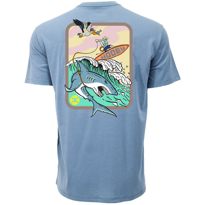 Hooey Cowboy Surf Dark Demin Short Sleeve Tee