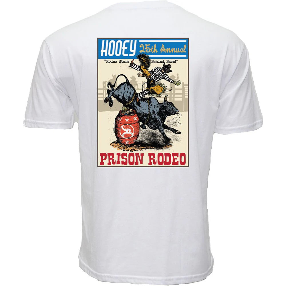 Hooey Prison Rodeo Tee White