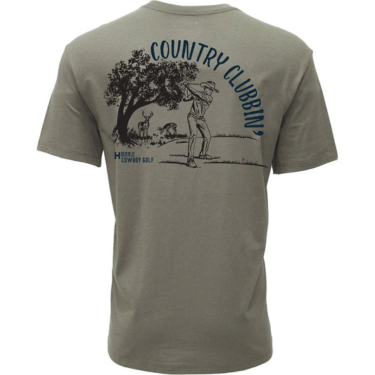 Hooey Country Clubbin' Tee Green