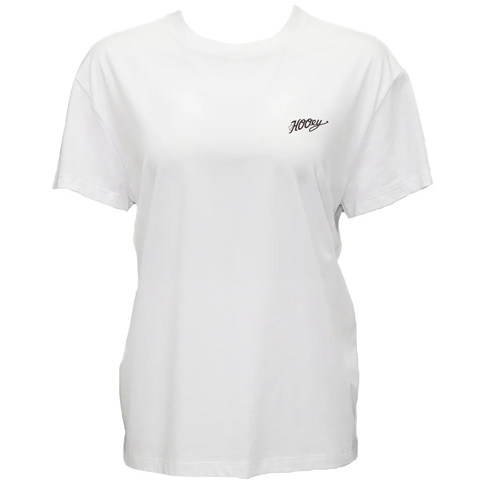 Hooey Concho T-shirt Cream w/Tan & Brown Logo