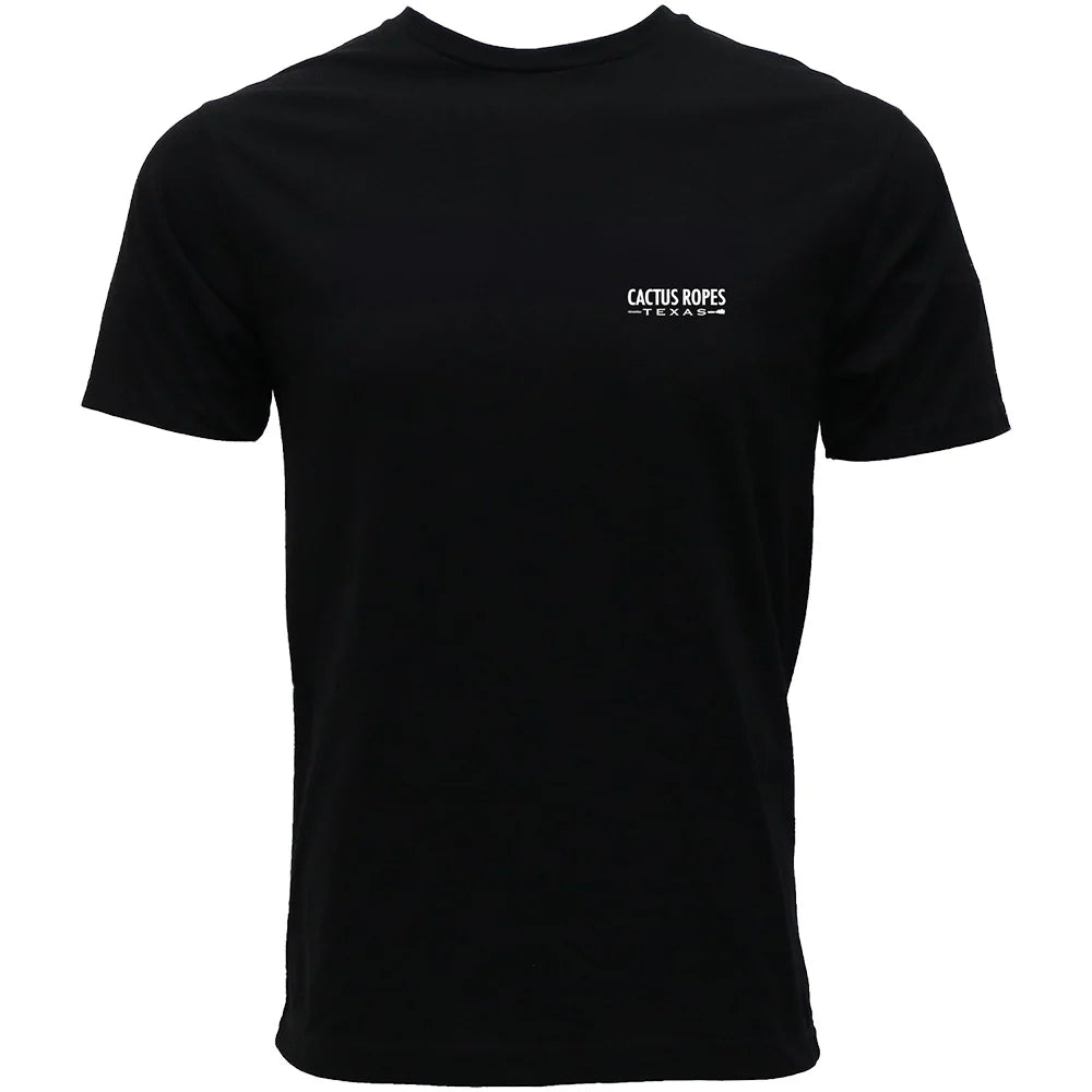 Hooey Cactus Ropes Black T-Shirt