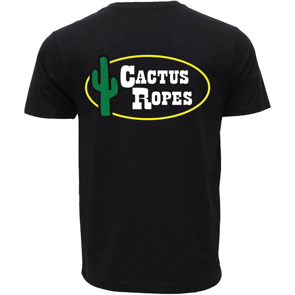 Hooey Cactus Ropes Black T-Shirt