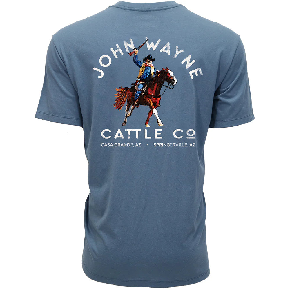 Hooey John Wayne Dark Denim Pocket T-shirt