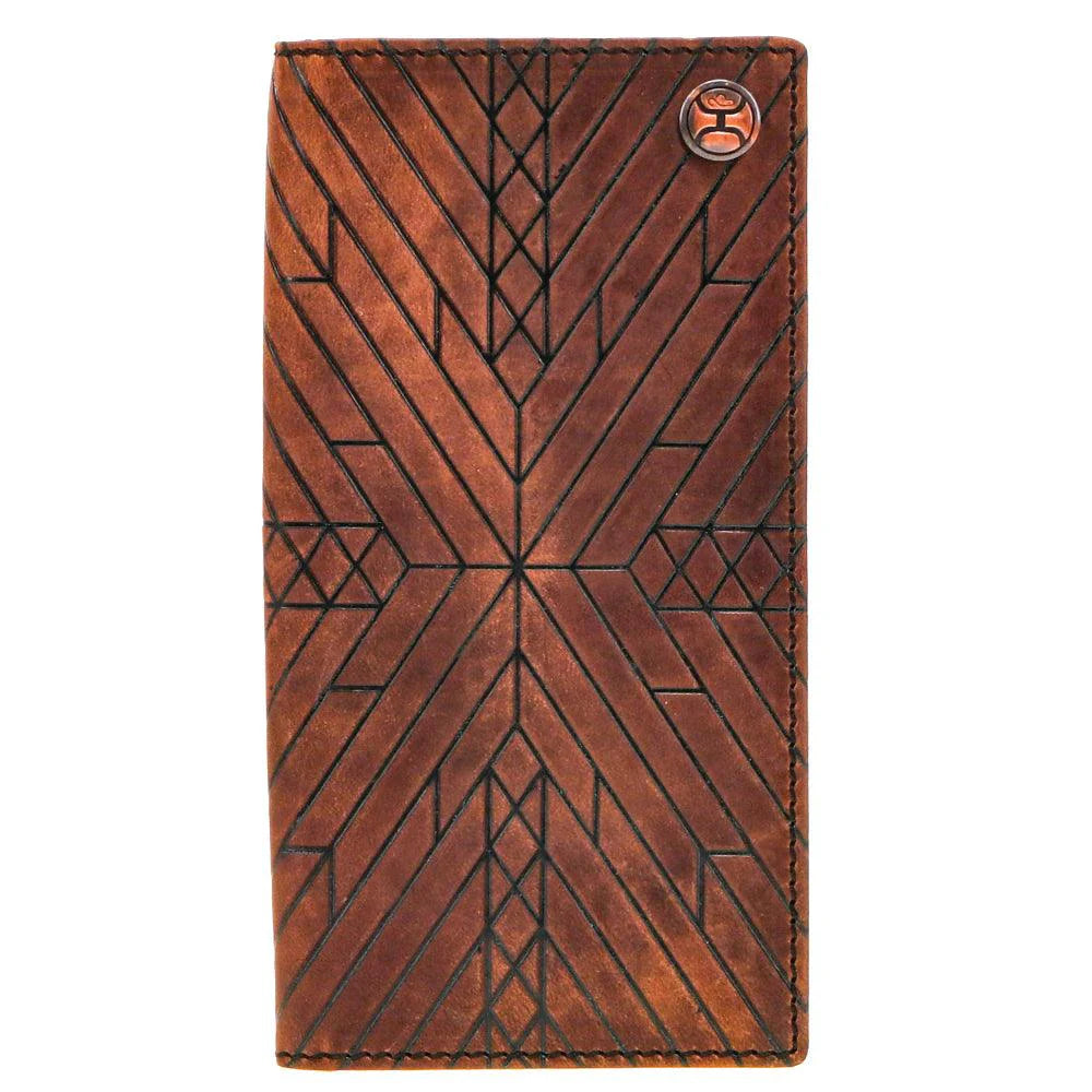 Hooey Brown Aztec Embroidered Rodeo Wallet