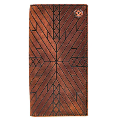 Hooey Brown Aztec Embroidered Rodeo Wallet