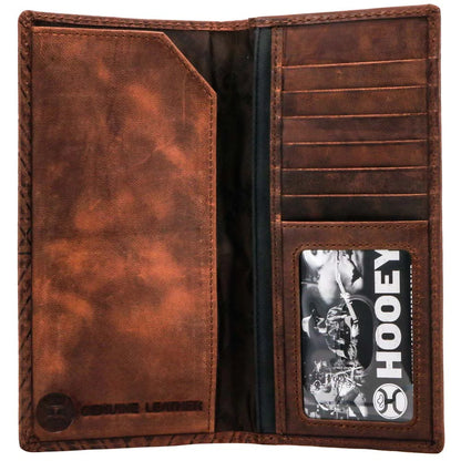 Hooey Brown Aztec Embroidered Rodeo Wallet