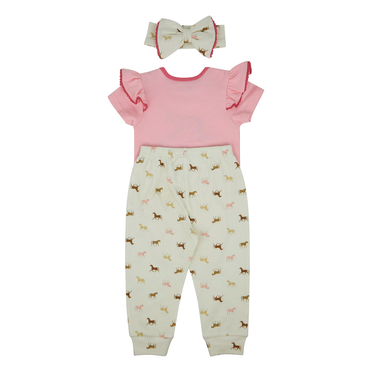 Wrangler Pink Horse Jogger Set