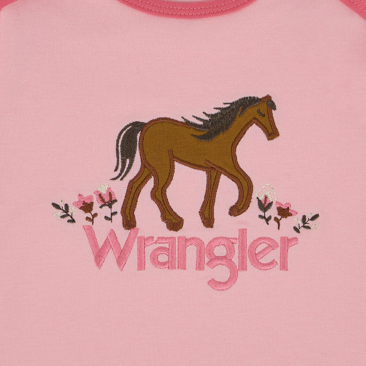 Wrangler Pink Horse Jogger Set