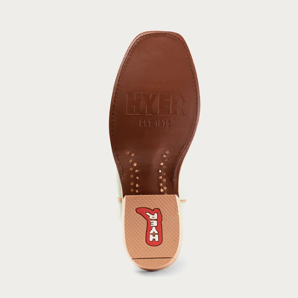 Hyer Leawood Robin's Egg Burnished Cowhide