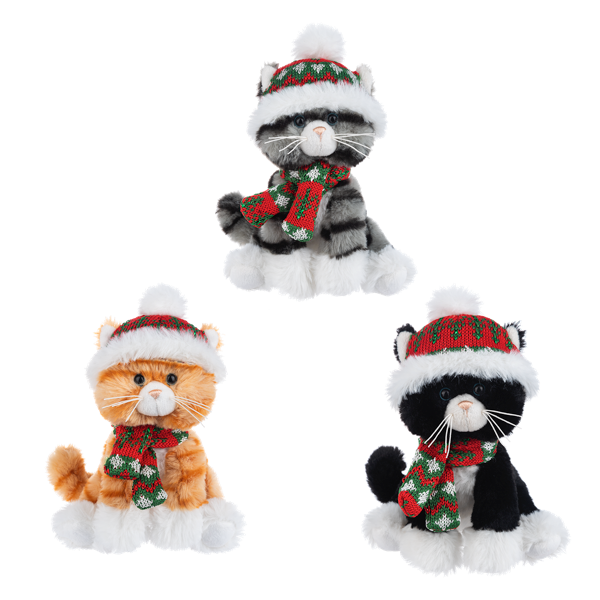 Stuffed Winter Whiskers Kittens