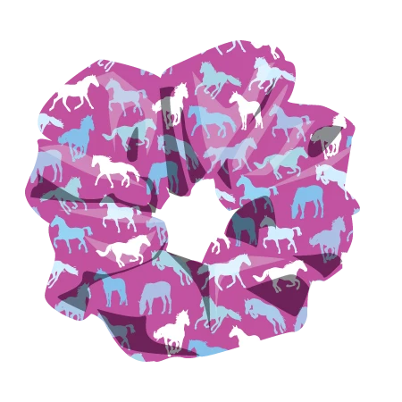 Spiced Equestrian Scrunchies