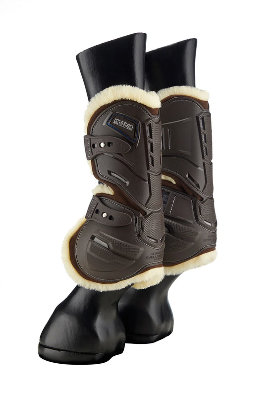 Stubben FreeFlex Hybrid Tendon Boots Brown Fleece