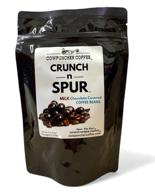 Cowpuncher Coffee Crunch-N-Spur Chocolate Covered Coffee Beans