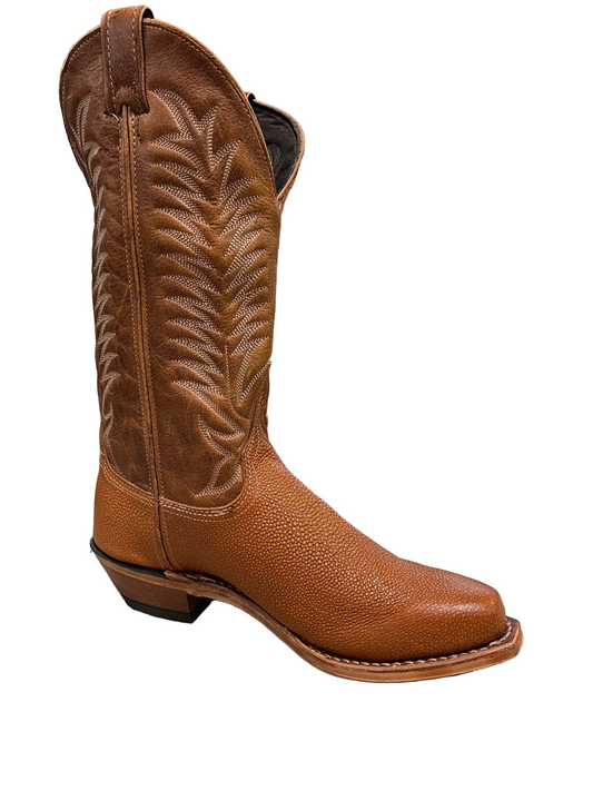 Abilene Faux Brown Stingray Snip Toe