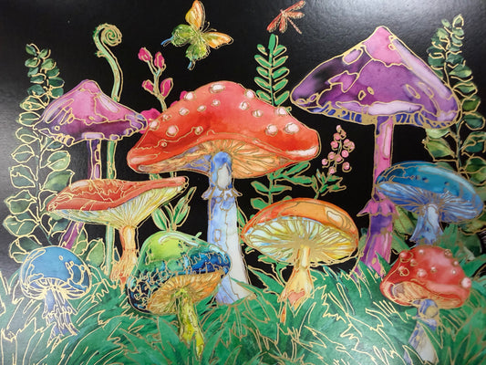Leanin' Tree Mushroom Birthday