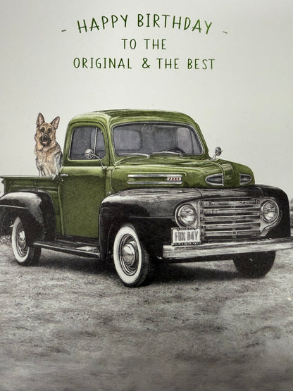 Leanin' Tree Happy Birthday Truck