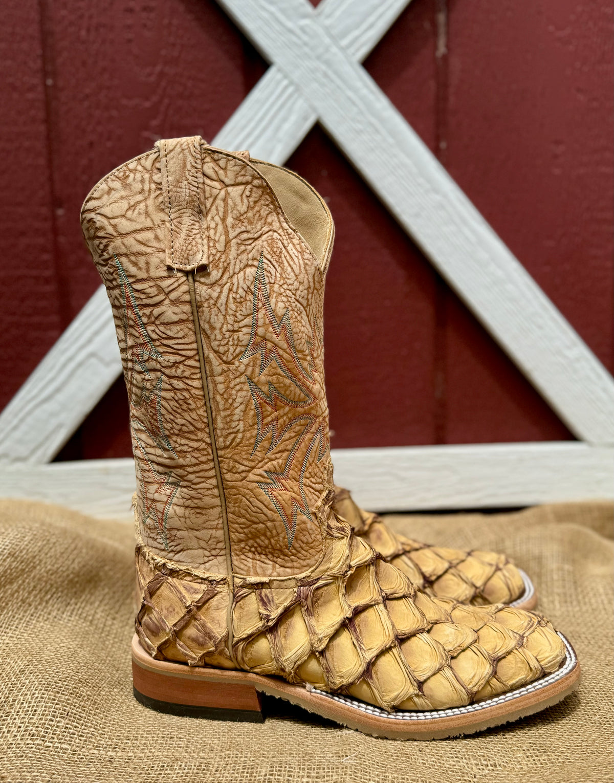 Anderson Bean Antique Saddle Big Bass / Tan Washed Shoulder