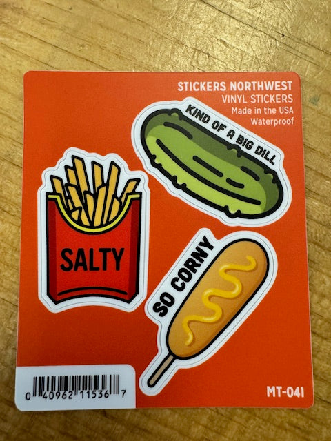 Stickers Northwest Salty Food Mini Trio