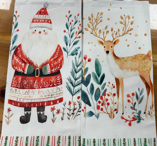 Ganz Scandinavian Christmas Tea towel