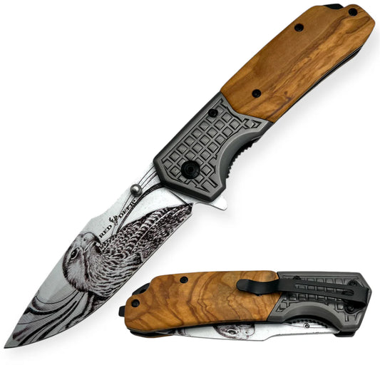 Red Deer Grey/Wooded Handle Eagle