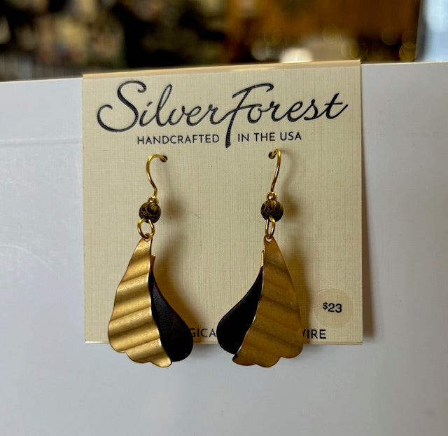 Silver Forest SV Crinkle with Shadow Gold