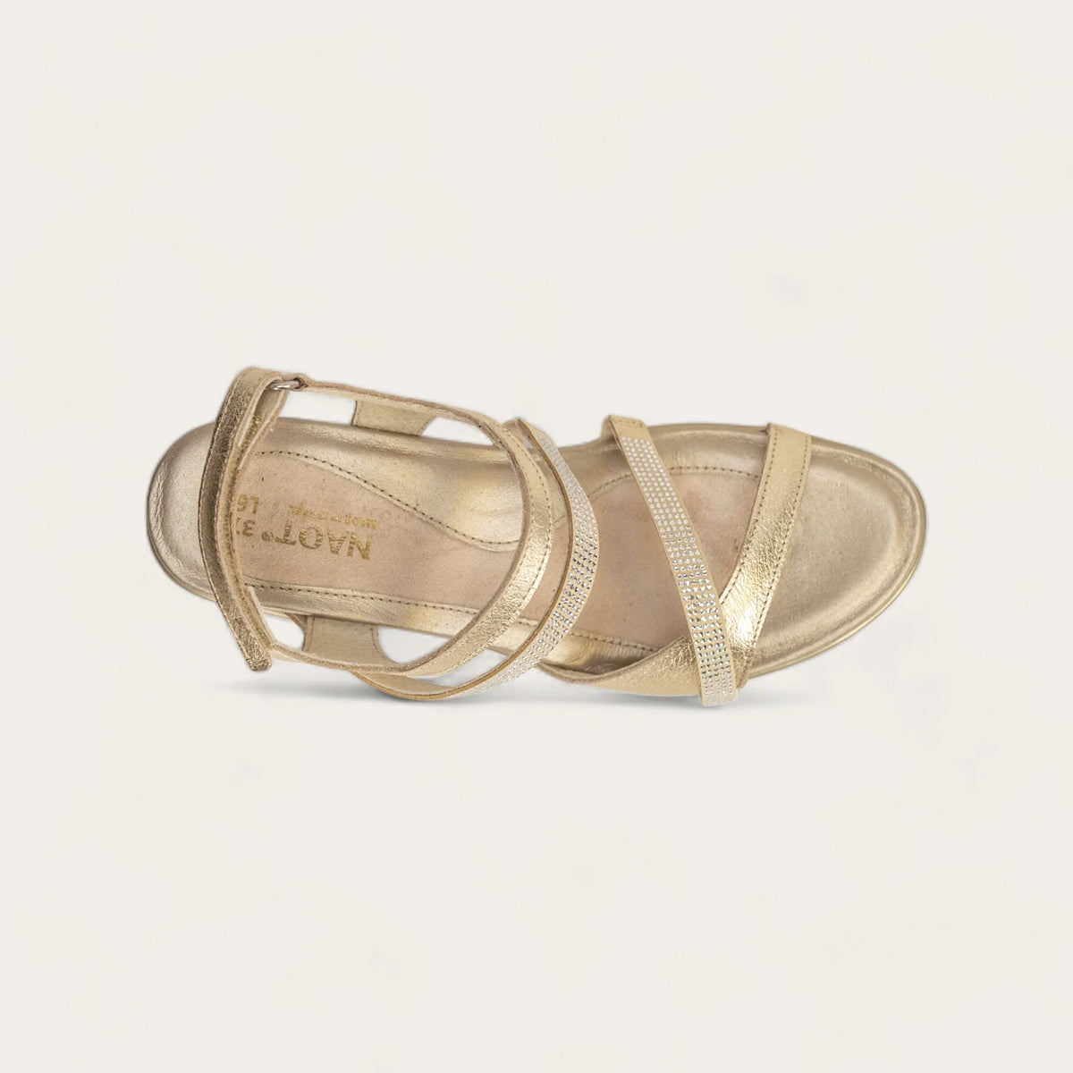 Naot Innovate Radiant Gold Leather/Gold Rivets