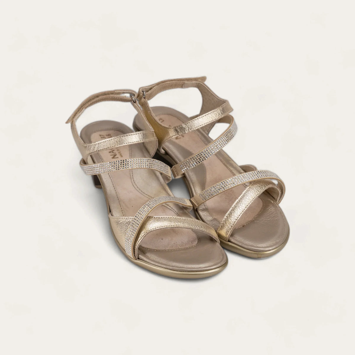 Naot Innovate Radiant Gold Leather/Gold Rivets