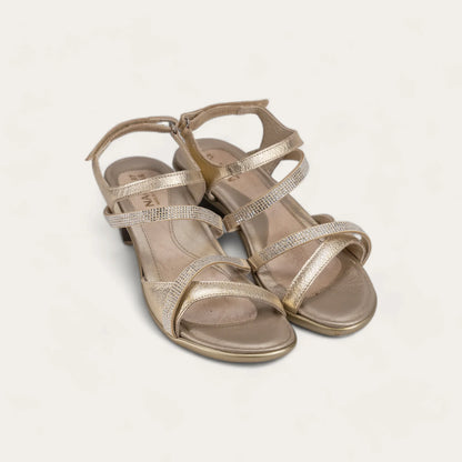 Naot Innovate Radiant Gold Leather/Gold Rivets