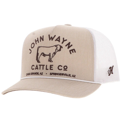 Hooey John Wayne Tan/White Hat