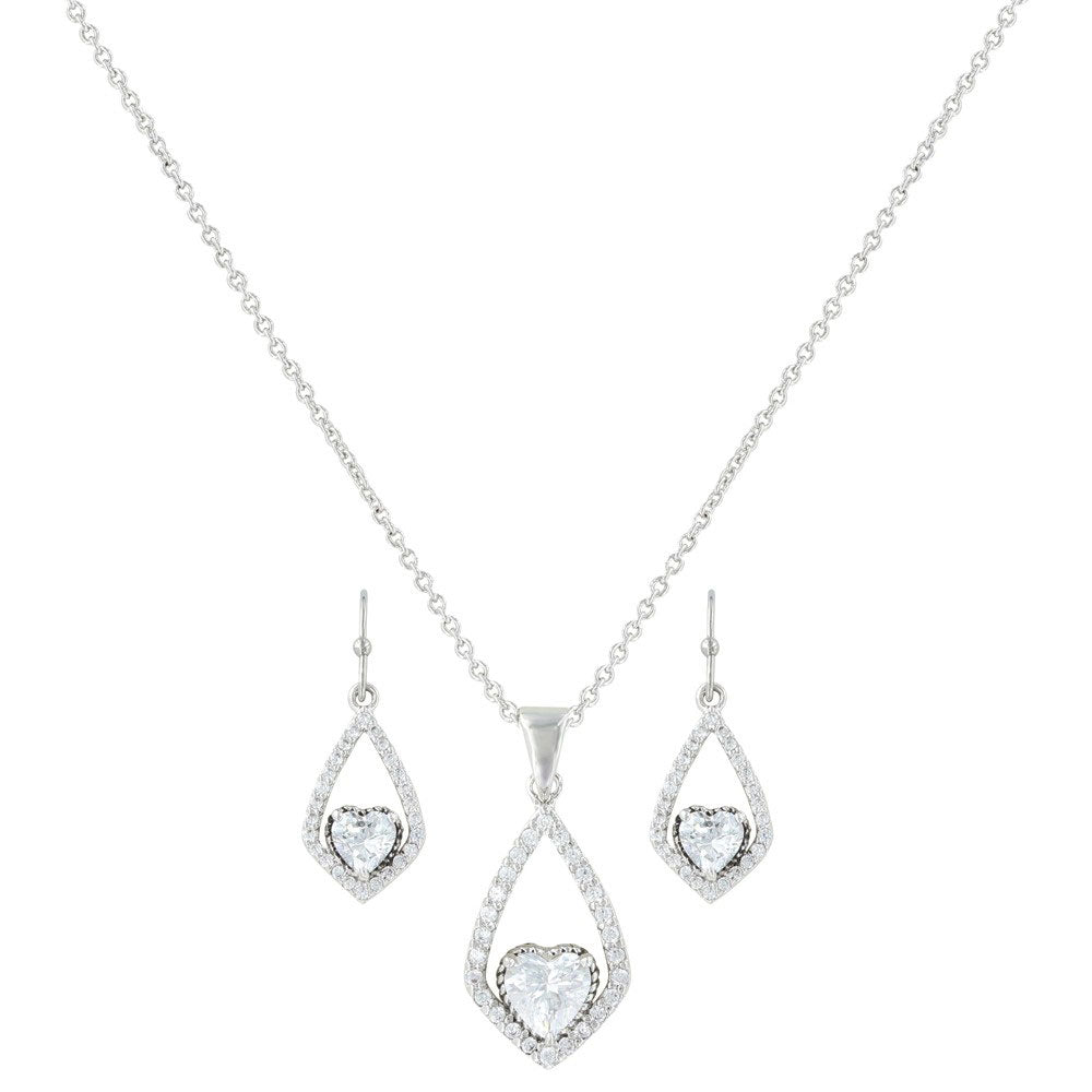 Montana Hearts on a Swing Jewelry Set