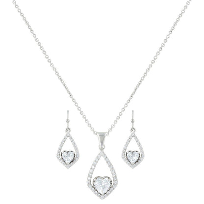 Montana Hearts on a Swing Jewelry Set